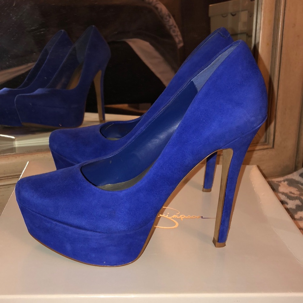 Jessica Simpson Blue Violet Heels